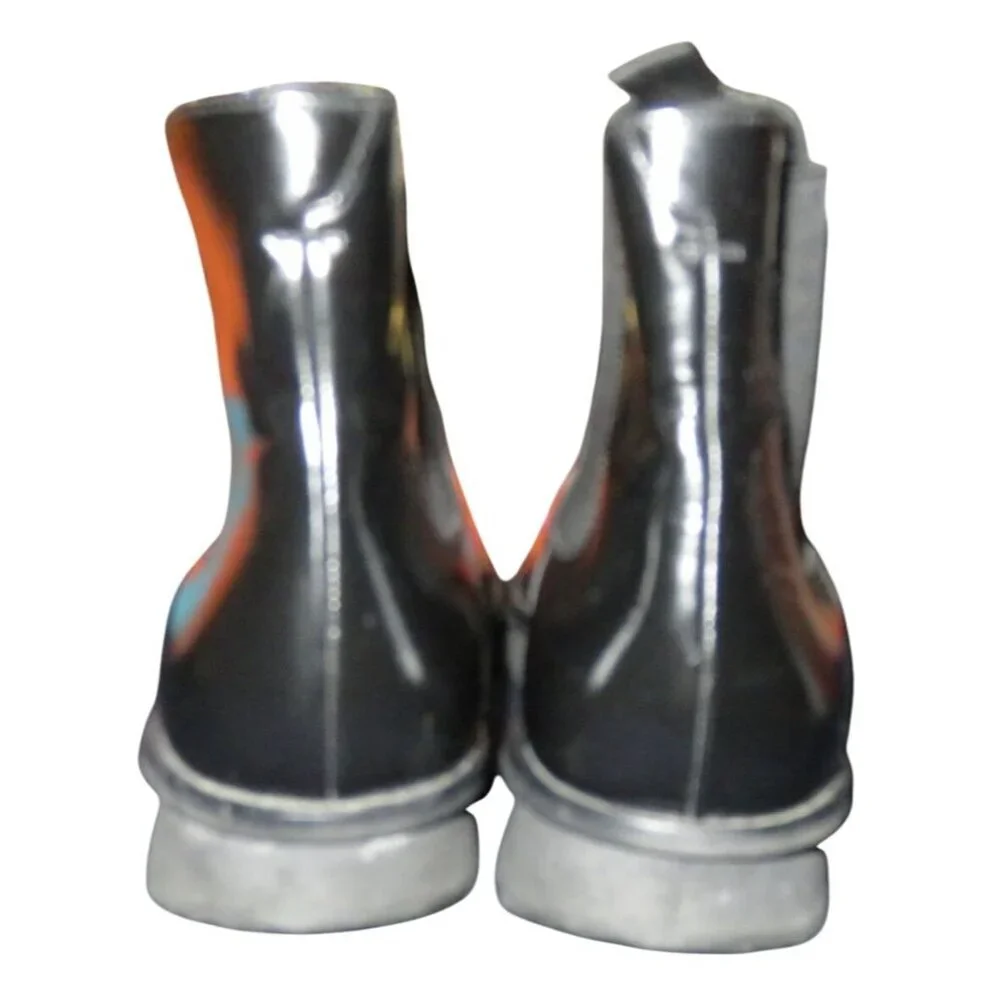 Prada B4L F0002 Black Brushed Spazzolato Italian Leather Chelsea Boot 9  2TE136 - Picture 2 of 8